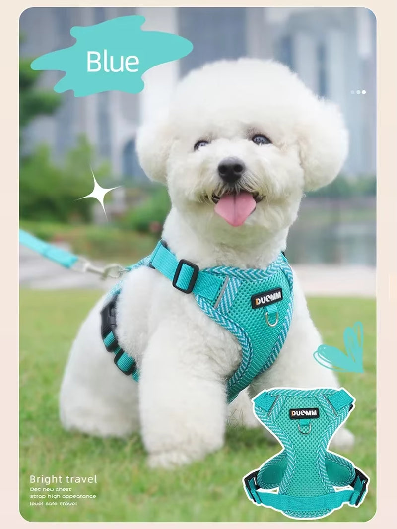 New Dog Chest Strap Dopamine Pet Chest Strap Reflective and Breathable Pet Traction Rope Pet Supplies